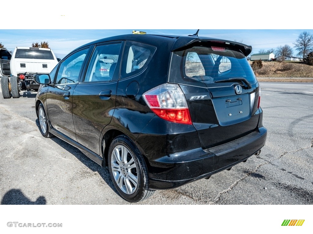 2009 Fit Sport - Crystal Black Pearl / Sport Black photo #6