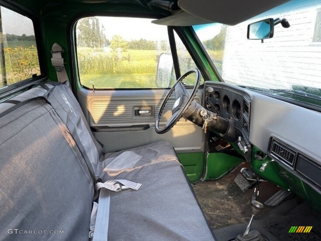 1979 C/K C10 Silverado Regular Cab - Shamrock Green Metallic / Gray photo #3