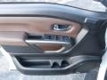 2021 Nissan Titan Platinum Reserve Premium Brown Interior Door Panel Photo