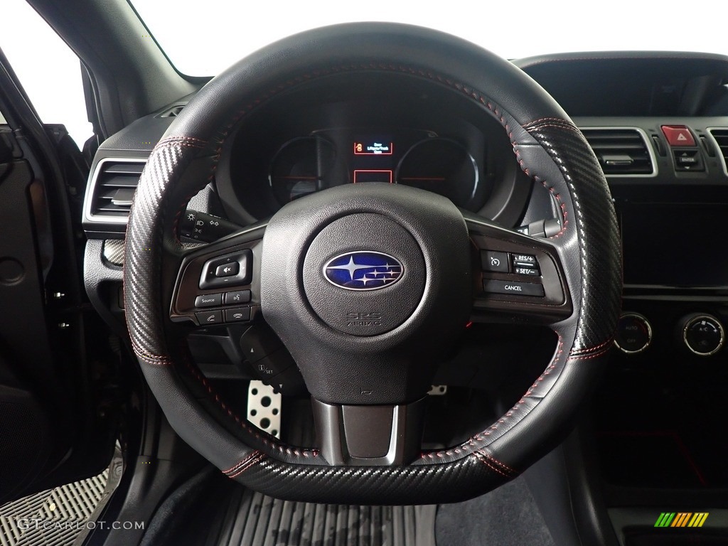2020 Subaru WRX Standard WRX Model Carbon Black Steering Wheel Photo #143547348