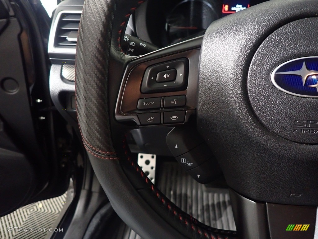 2020 Subaru WRX Standard WRX Model Carbon Black Steering Wheel Photo #143547393