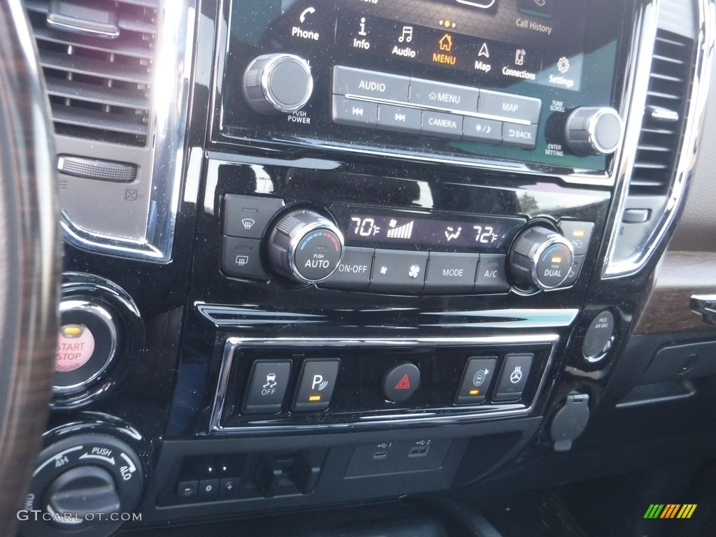 2021 Nissan Titan Platinum Crew Cab 4x4 Controls Photo #143547402