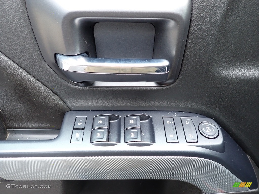 2016 Chevrolet Silverado 2500HD LT Crew Cab 4x4 Jet Black Door Panel Photo #143547696
