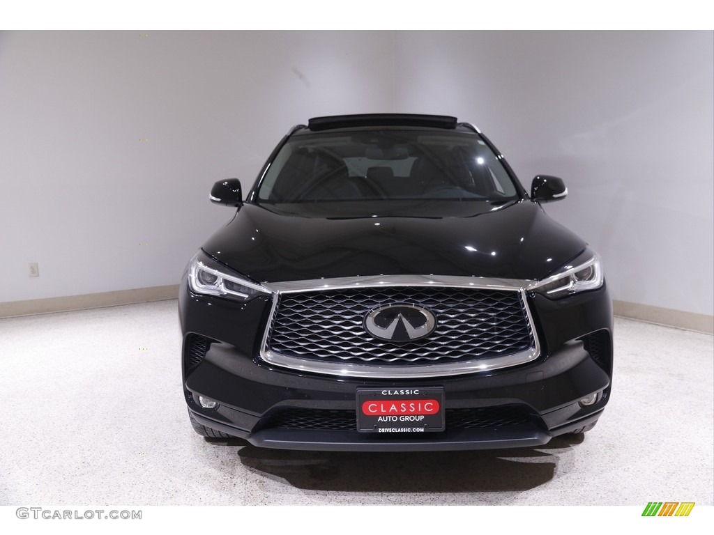 2019 QX50 Luxe AWD - Black Obsidian / Graphite photo #2