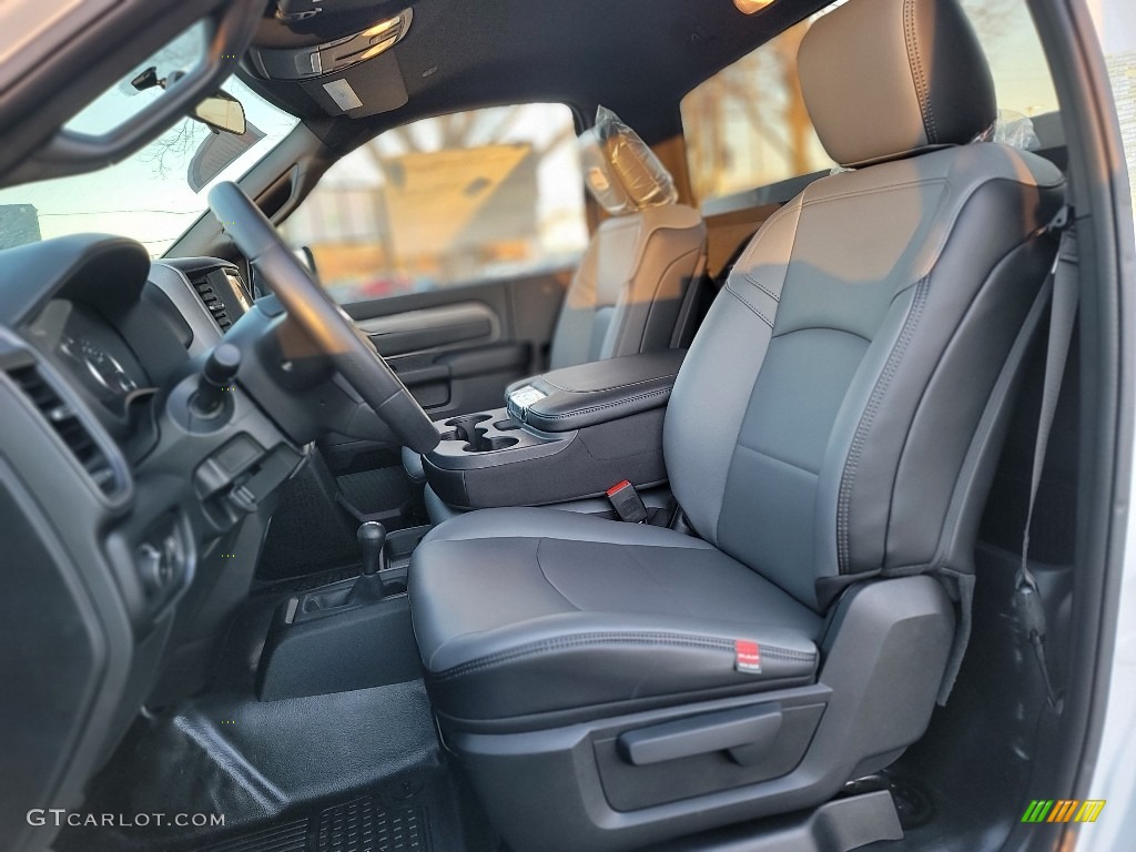 Black/Diesel Gray Interior 2022 Ram 2500 Tradesman Regular Cab Chassis 4x4 Photo #143547855