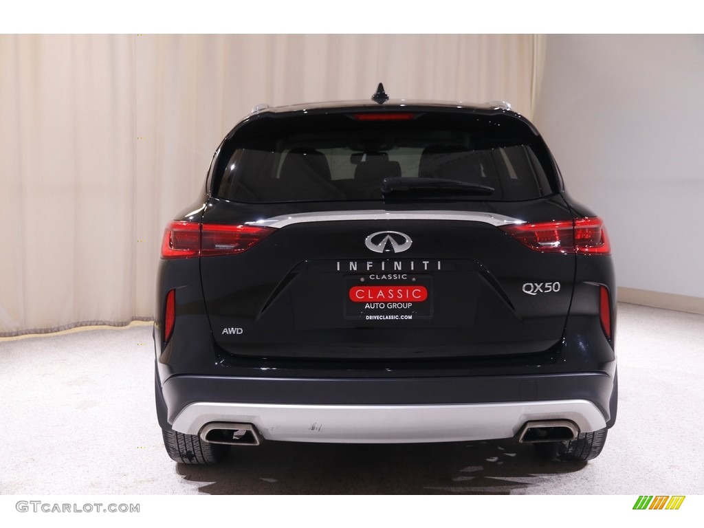 2019 QX50 Luxe AWD - Black Obsidian / Graphite photo #23