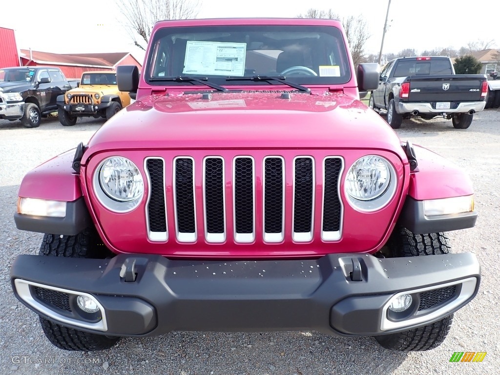 2022 Wrangler Unlimited Sahara 4x4 - Limited Edition Tuscadero Pearl / Black photo #10
