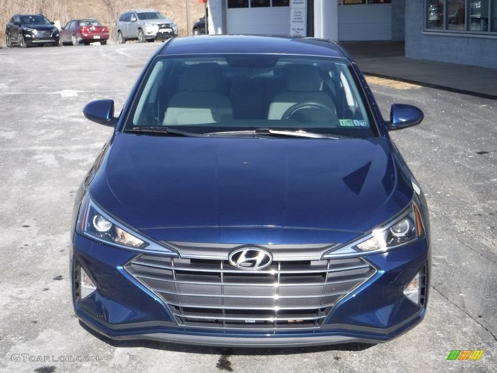 2019 Elantra SE - Lakeside Blue / Gray photo #4