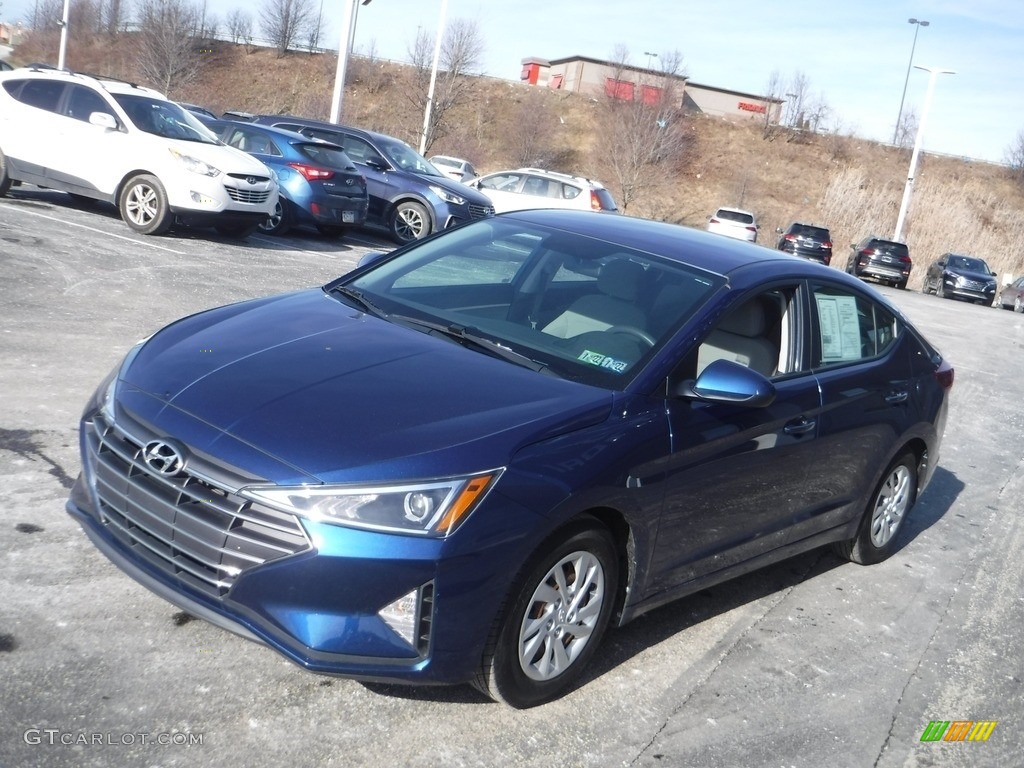2019 Elantra SE - Lakeside Blue / Gray photo #5