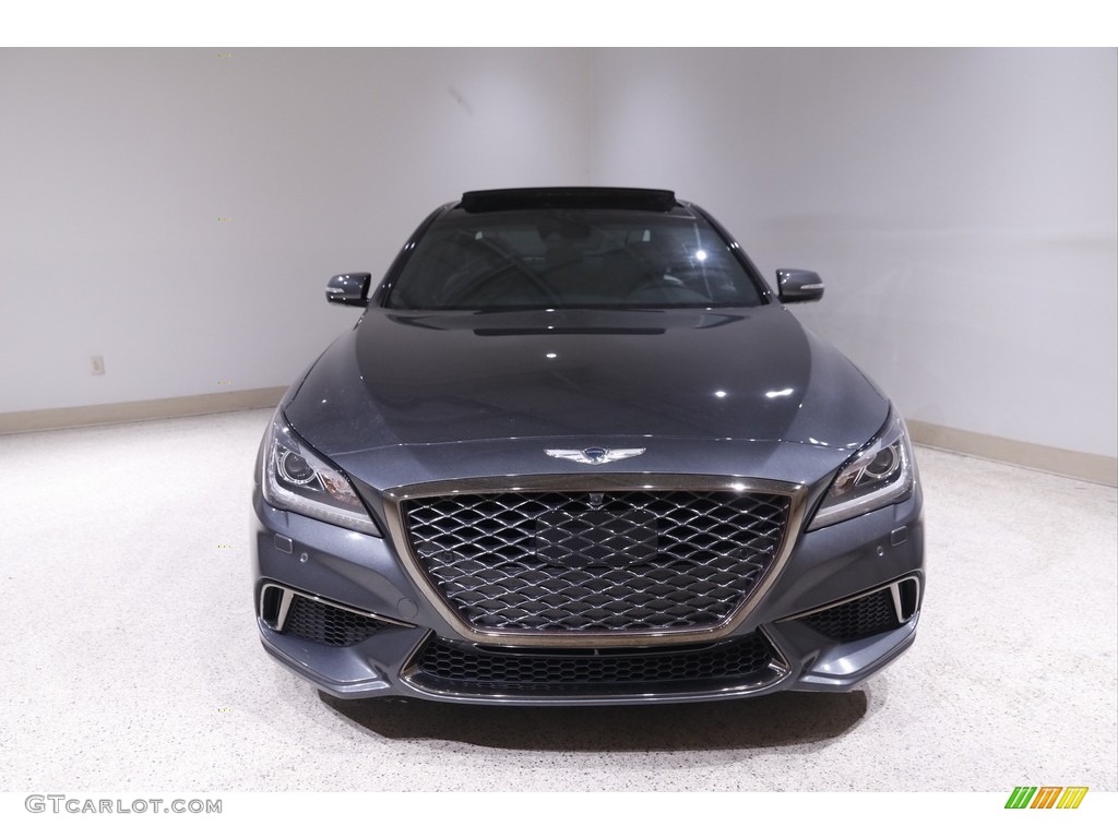 2019 Genesis G80 AWD - Himalayan Gray / Black photo #2