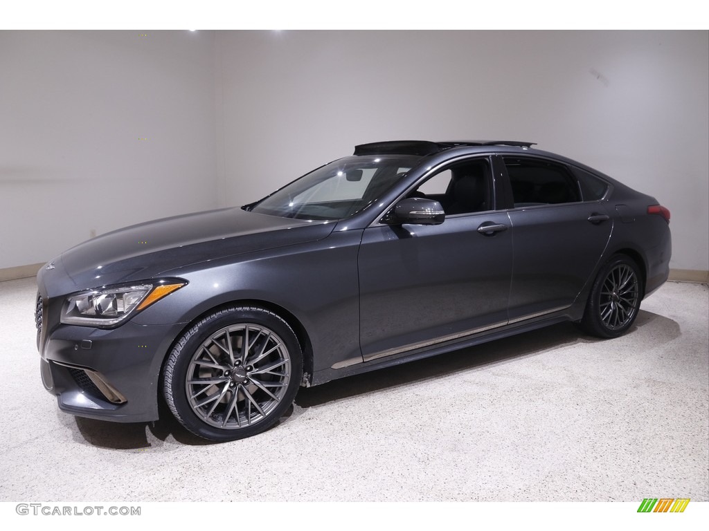 2019 Genesis G80 AWD - Himalayan Gray / Black photo #3