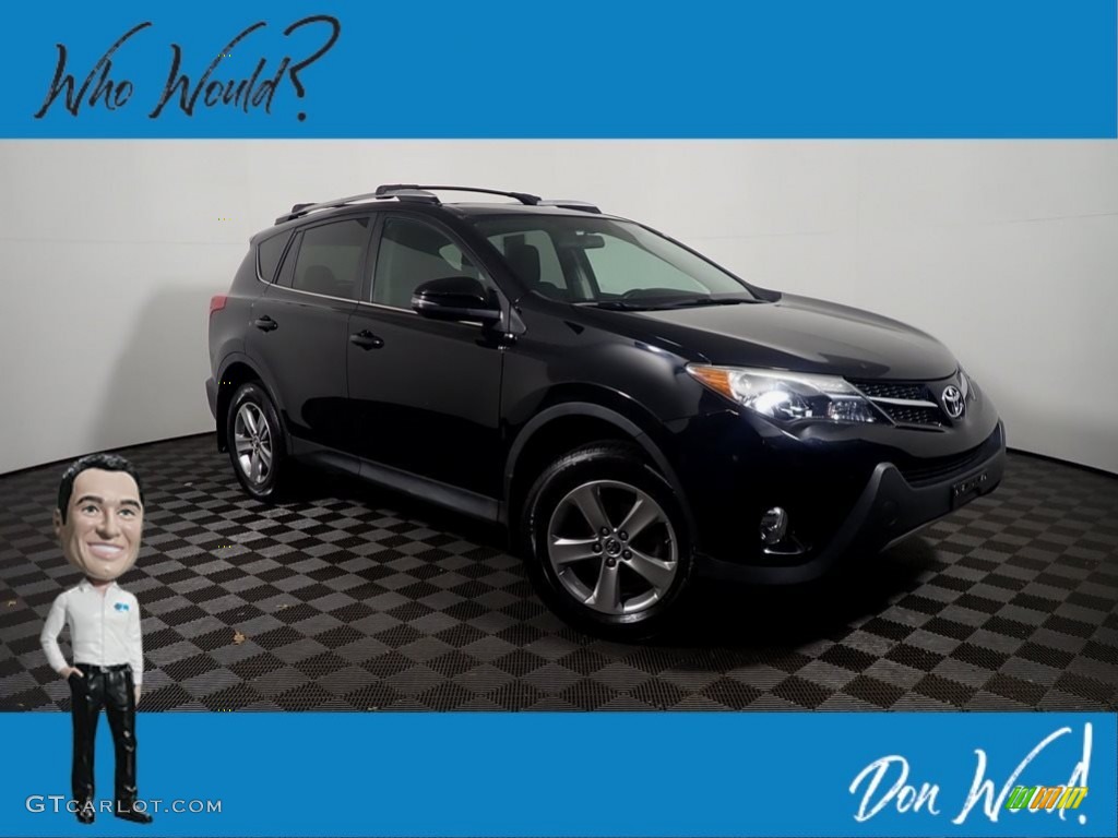 2015 RAV4 XLE - Black / Ash photo #1