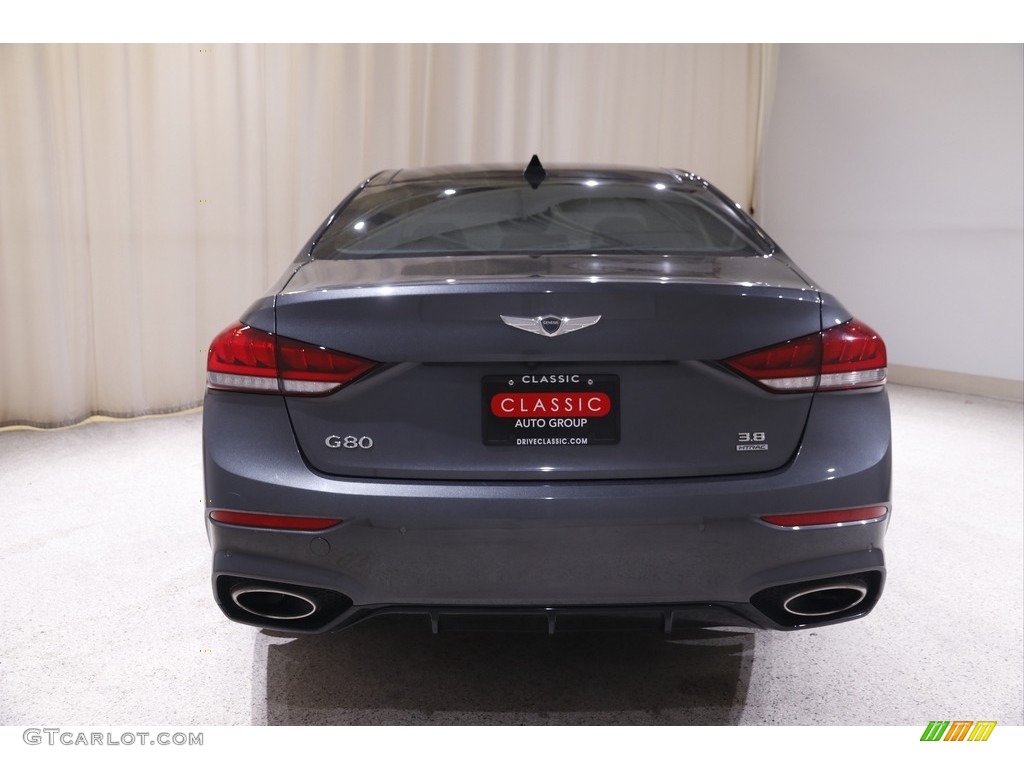 2019 Genesis G80 AWD - Himalayan Gray / Black photo #18