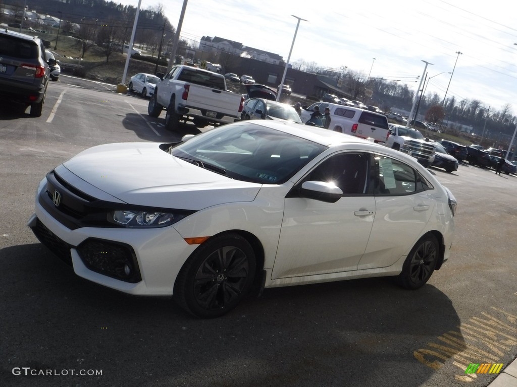 2019 Civic EX Hatchback - Taffeta White / Black photo #6