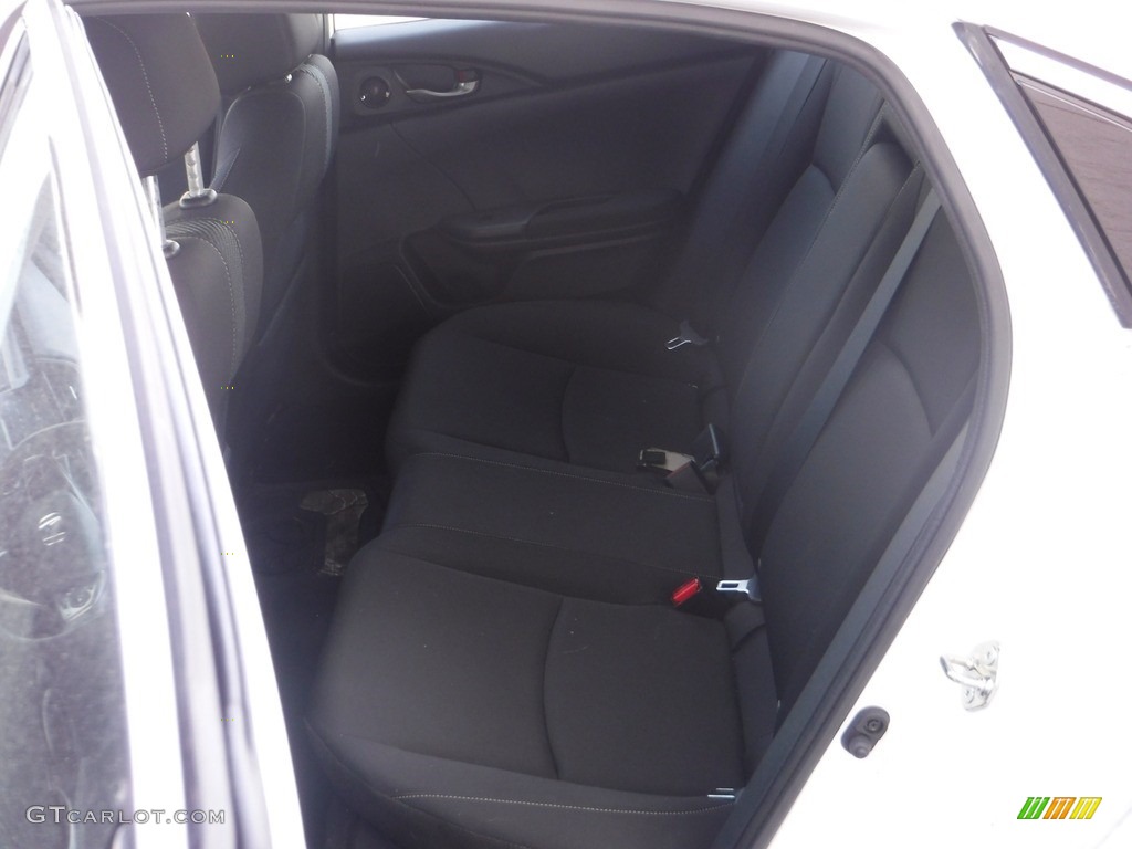 2019 Civic EX Hatchback - Taffeta White / Black photo #24