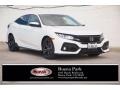 White Orchid Pearl 2019 Honda Civic Sport Hatchback