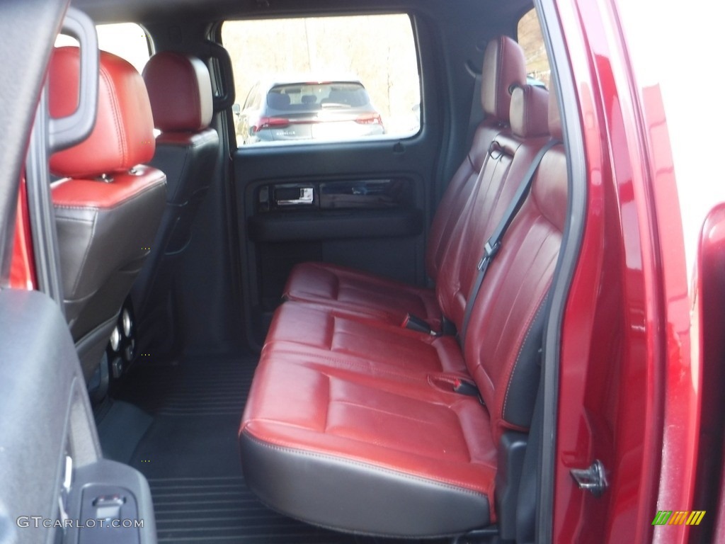 2013 F150 Limited SuperCrew 4x4 - Ruby Red Metallic / FX Sport Appearance Black/Red photo #32