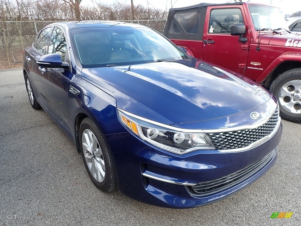2016 Optima EX - Horizon Blue / Black photo #2