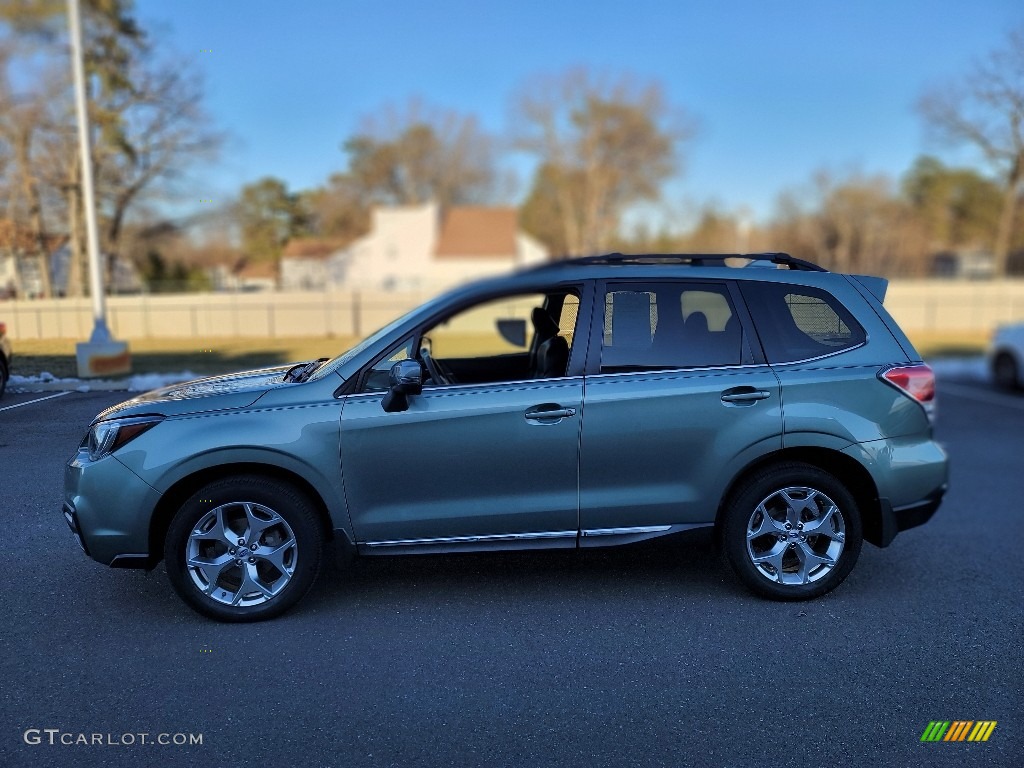 2017 Forester 2.5i Touring - Jasmine Green Metallic / Black photo #11