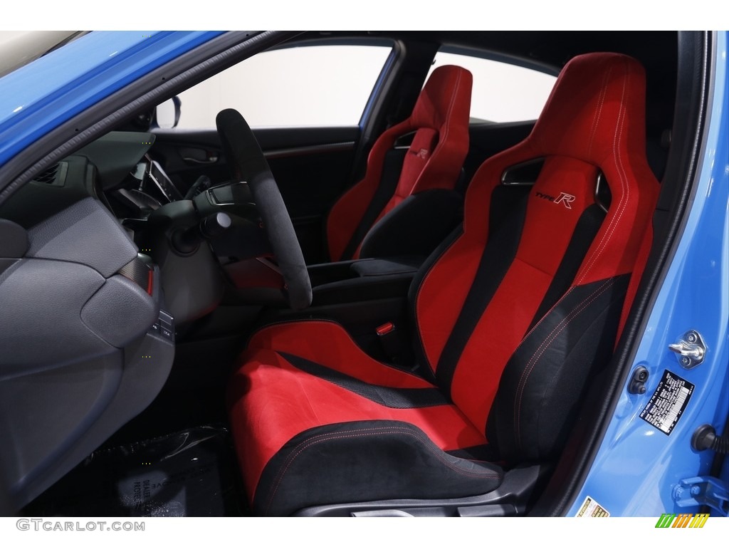 2020 Civic Type R - Boost Blue Pearl / Type R Red/Black photo #5