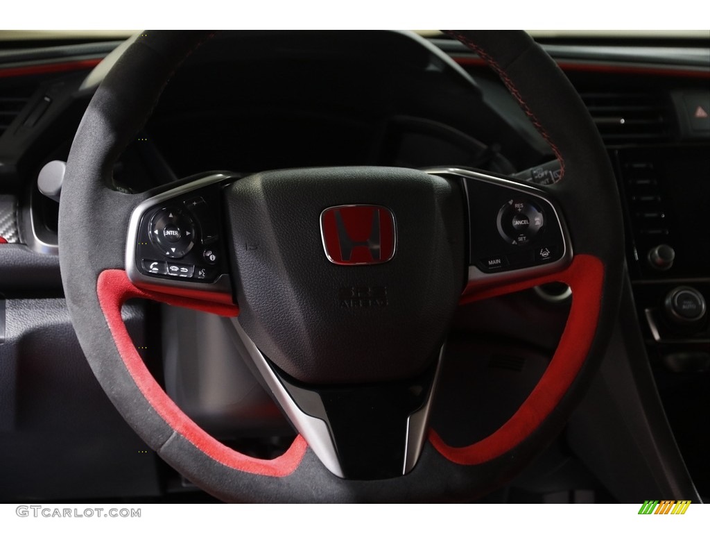 2020 Honda Civic Type R Type R Red/Black Steering Wheel Photo #143552667