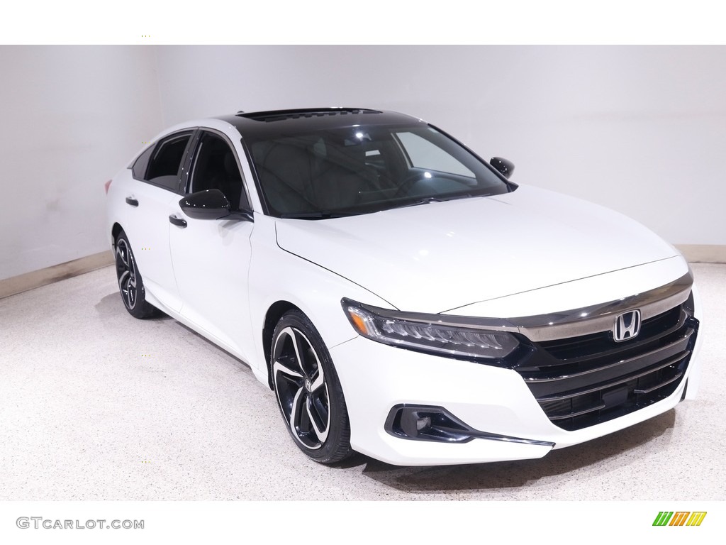 2021 Accord Sport - Platinum White Pearl / Black photo #1