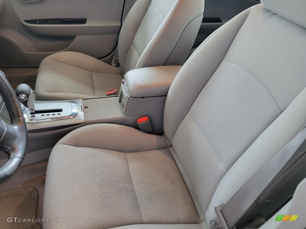 2009 Aura XE - Red Jewel Tintcoat / Gray photo #13