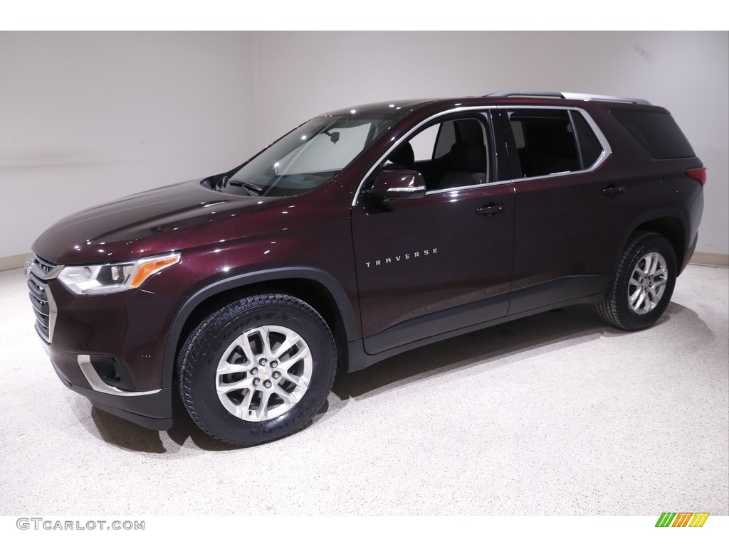 2018 Traverse LT AWD - Black Currant Metallic / Jet Black photo #3