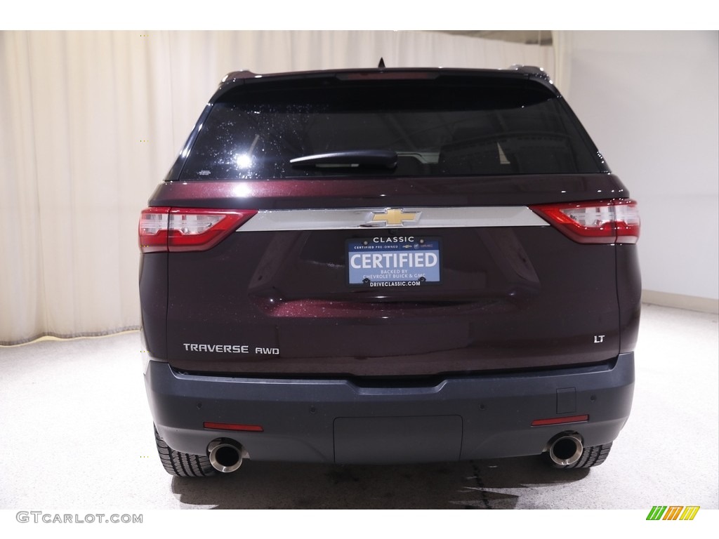 2018 Traverse LT AWD - Black Currant Metallic / Jet Black photo #18