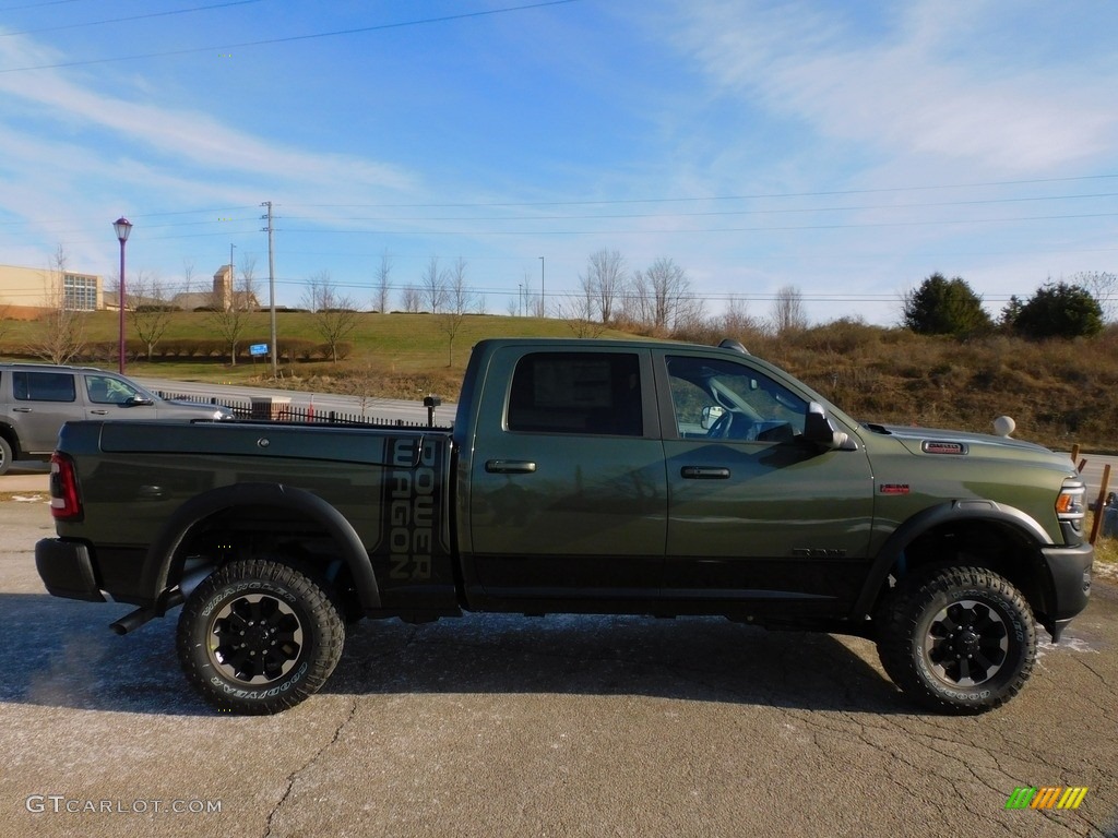 Olive Green Pearl 2022 Ram 2500 Power Wagon Crew Cab 4x4 Exterior Photo #143554192