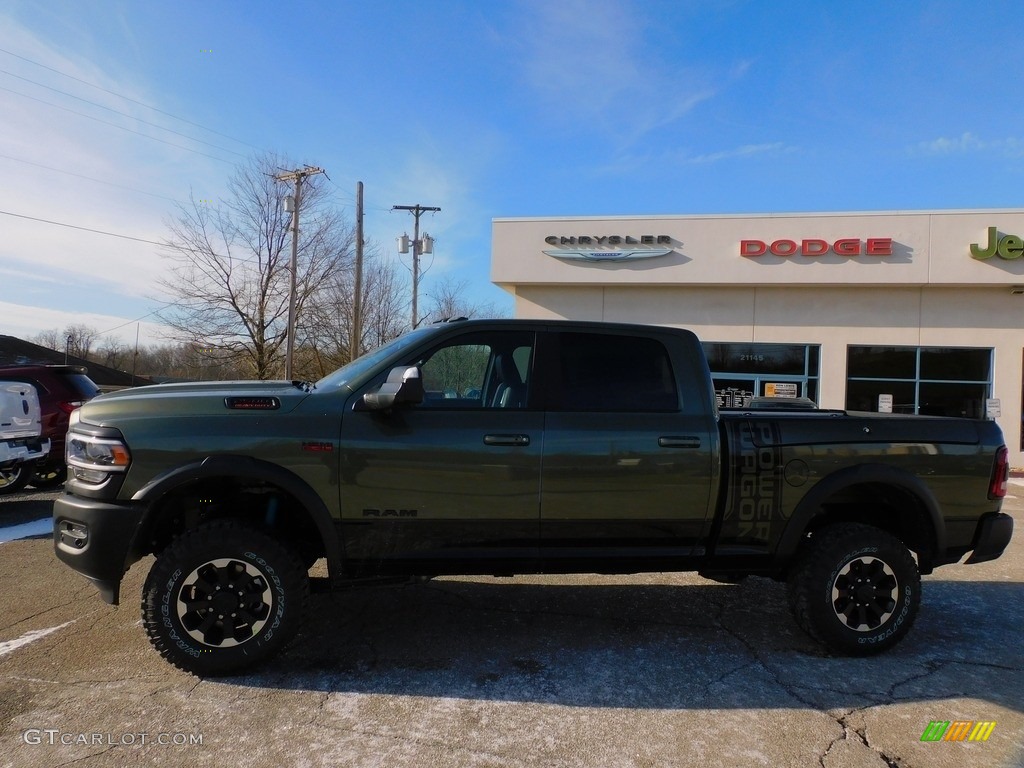 2022 2500 Power Wagon Crew Cab 4x4 - Olive Green Pearl / Black photo #9
