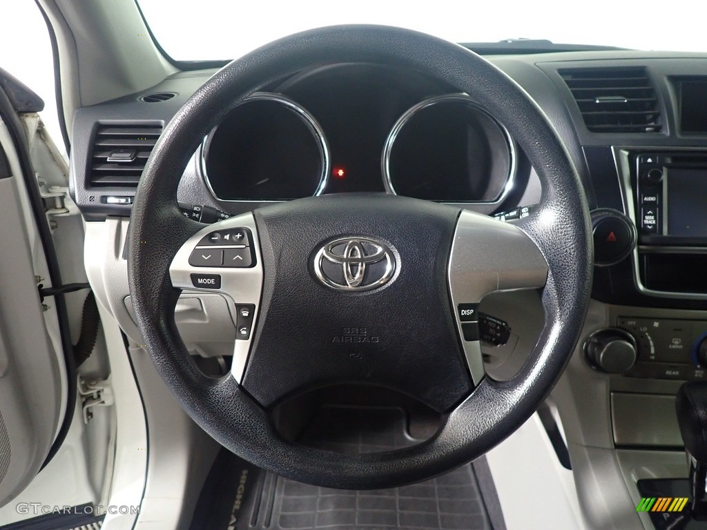 2013 Highlander V6 - Blizzard White Pearl / Ash photo #27