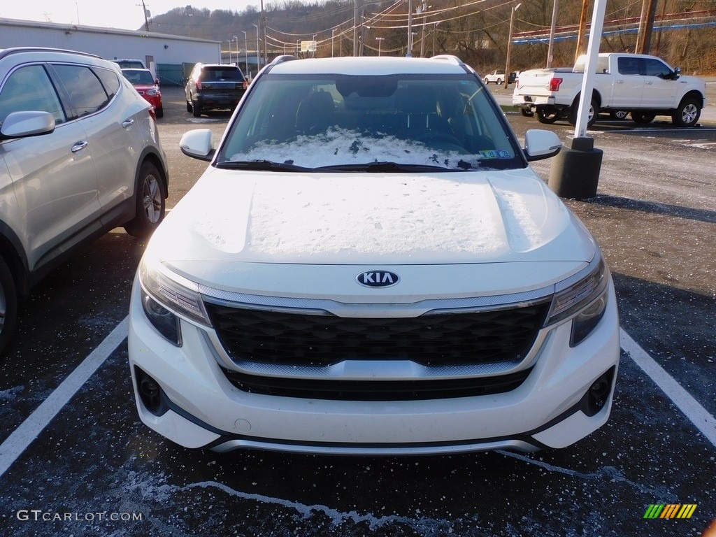 2021 Seltos S AWD - Clear White / Black photo #5