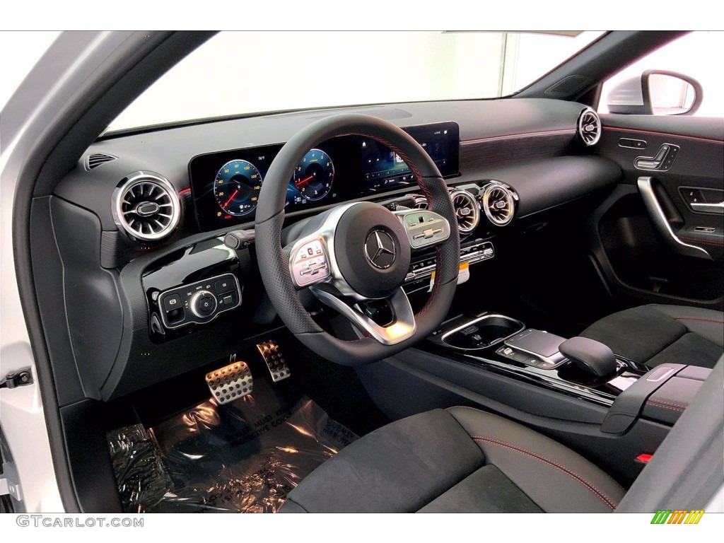 Black Interior 2022 Mercedes-Benz A 220 Sedan Photo #143555720