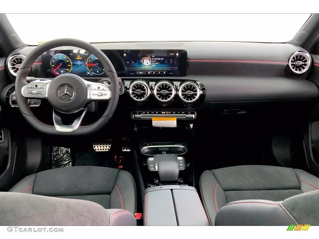 Black Interior 2022 Mercedes-Benz A 220 Sedan Photo #143555767