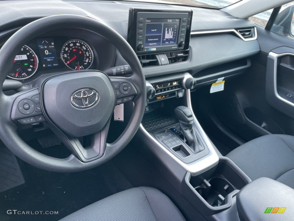 Black Interior 2022 Toyota RAV4 LE AWD Photo #143556036