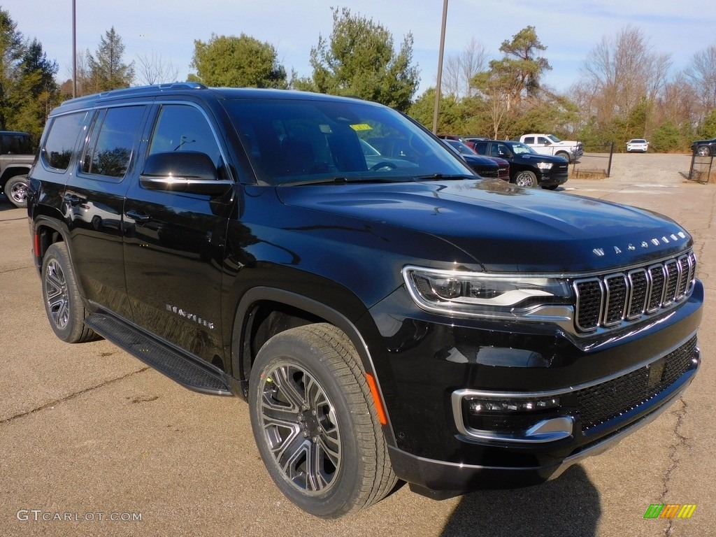 Diamond Black Crystal Pearl 2022 Jeep Wagoneer Series III 4x4 Exterior Photo #143556595