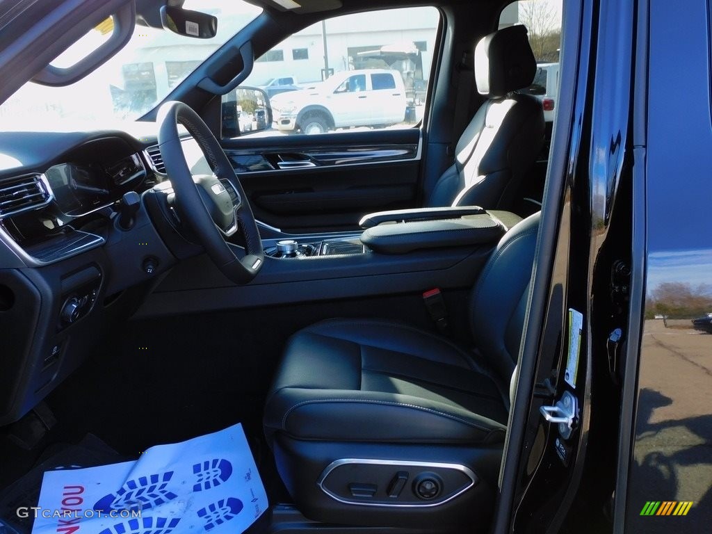 Global Black Interior 2022 Jeep Wagoneer Series III 4x4 Photo #143556754