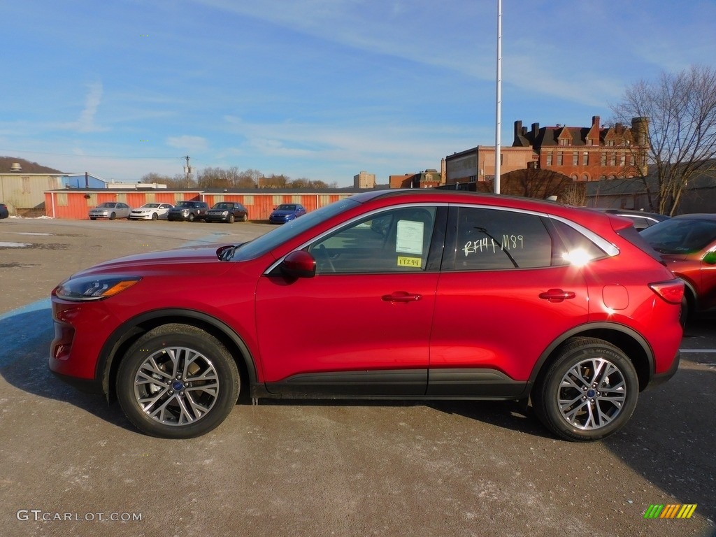 Rapid Red Metallic 2021 Ford Escape SEL 4WD Exterior Photo #143556943
