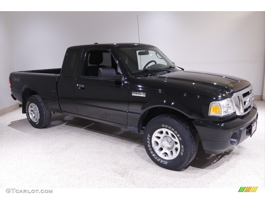 2011 Ranger XLT SuperCab 4x4 - Black / Medium Dark Flint photo #1