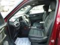 2022 Chevrolet TrailBlazer Jet Black w/Red Accents Interior Front Seat Photo