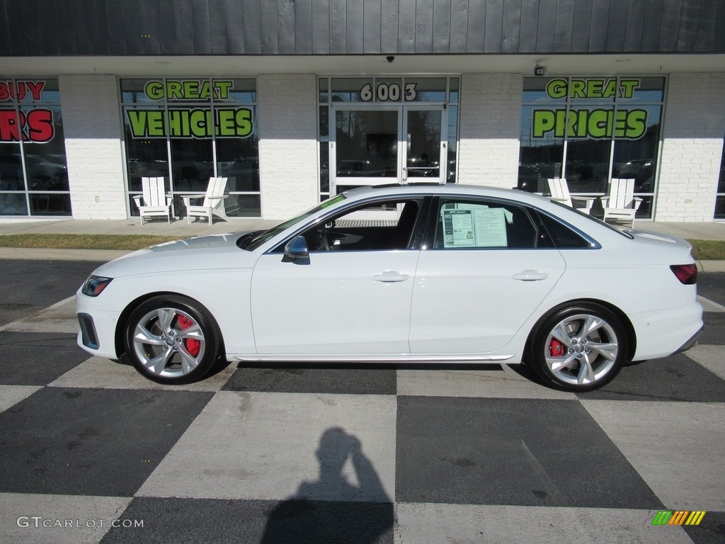 2021 S4 Prestige quattro - Glacier White Metallic / Rotor Gray photo #1