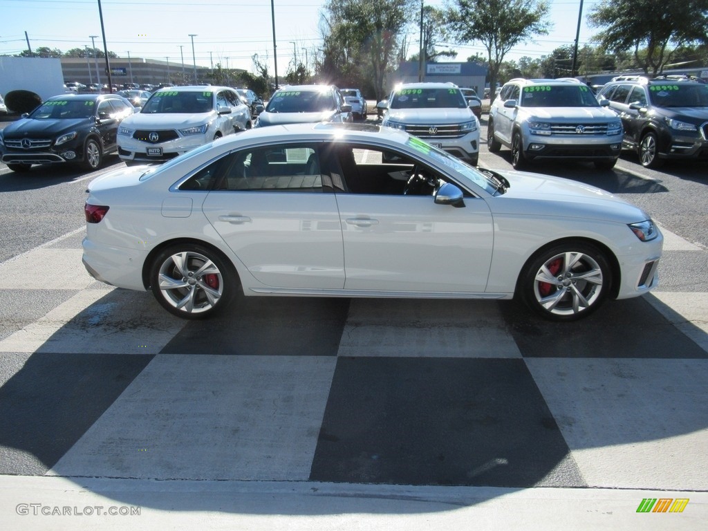 Glacier White Metallic 2021 Audi S4 Prestige quattro Exterior Photo #143558365