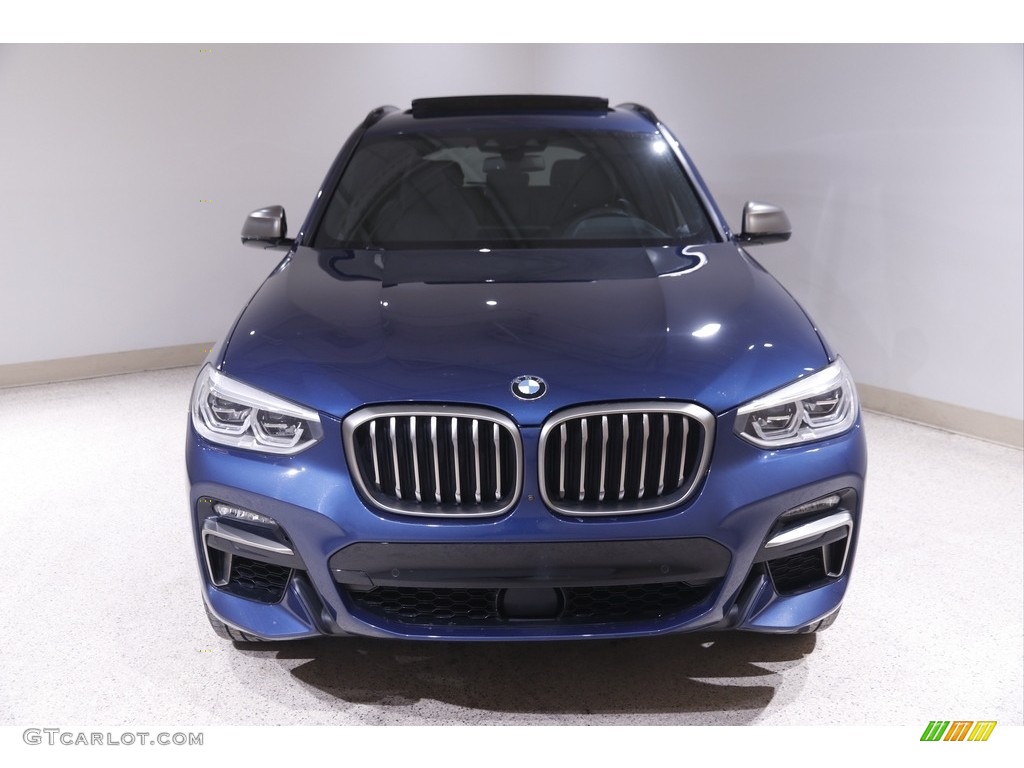 2020 X3 M40i - Phytonic Blue Metallic / Black photo #2