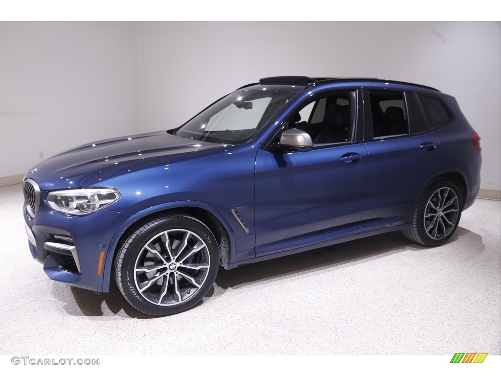 2020 X3 M40i - Phytonic Blue Metallic / Black photo #3