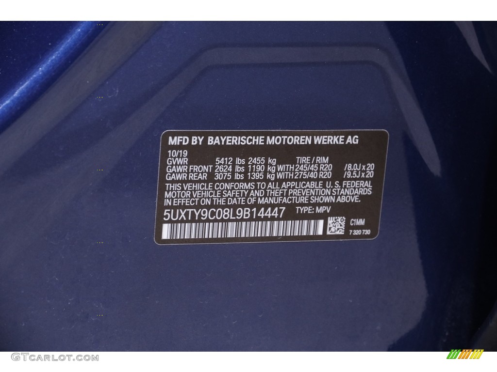 2020 X3 M40i - Phytonic Blue Metallic / Black photo #23