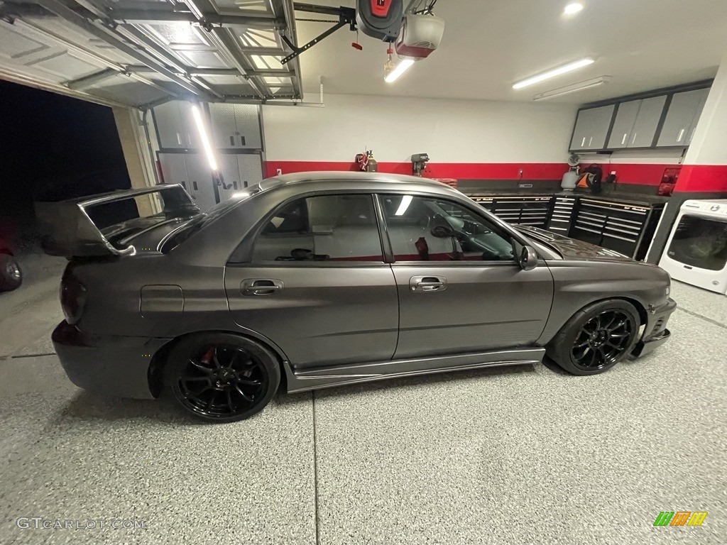 2002 Impreza WRX Sedan - Platinum Silver Metallic / Gray photo #7