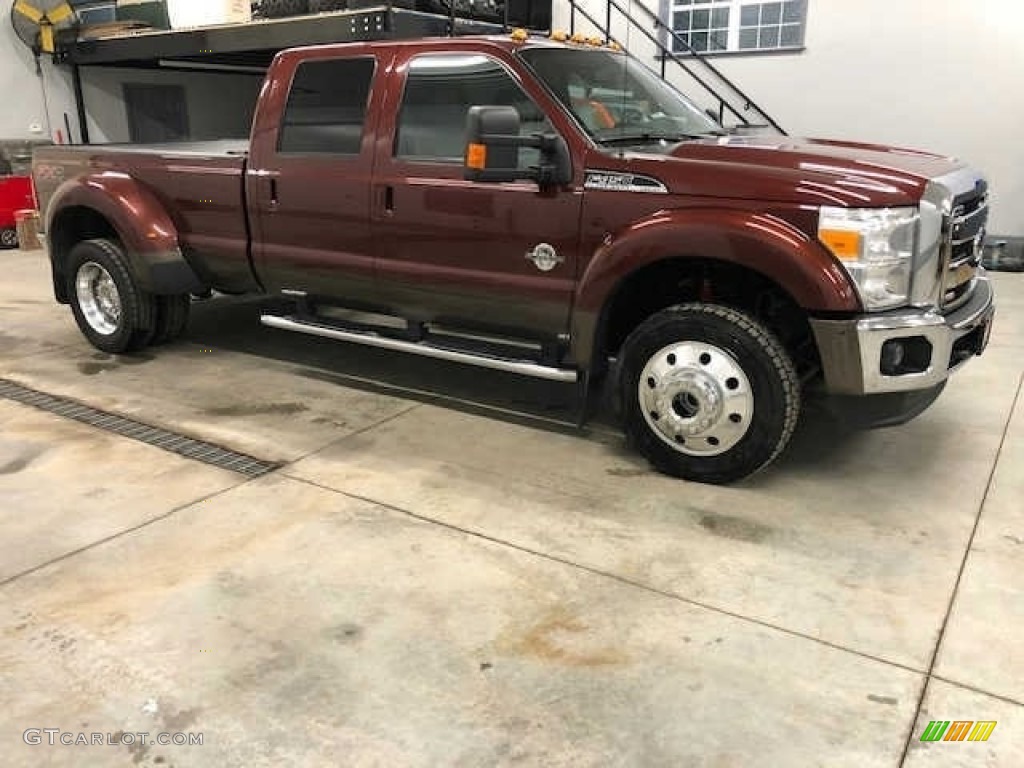 Bronze Fire Metallic 2016 Ford F450 Super Duty XLT Crew Cab 4x4 Exterior Photo #143559190