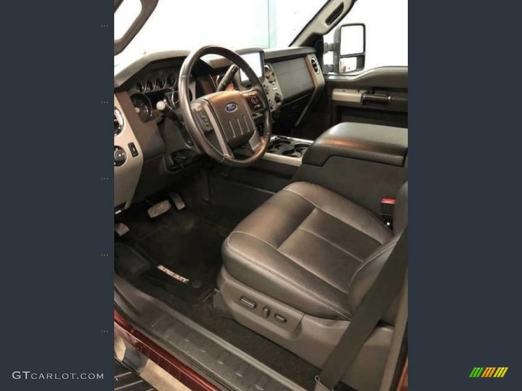 Steel Interior 2016 Ford F450 Super Duty XLT Crew Cab 4x4 Photo #143559202