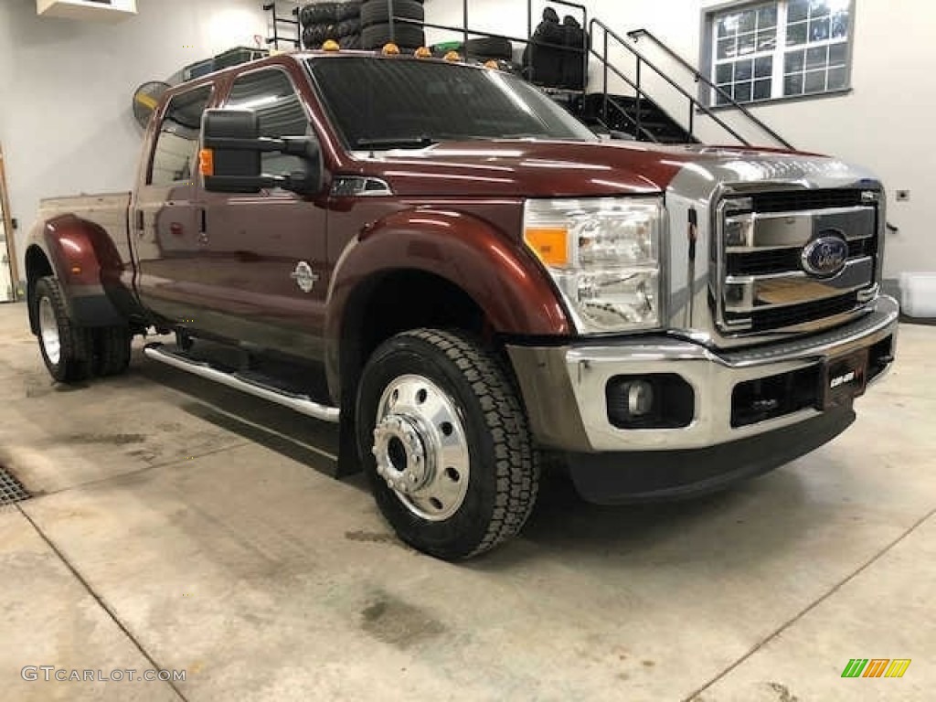 Bronze Fire Metallic 2016 Ford F450 Super Duty XLT Crew Cab 4x4 Exterior Photo #143559265